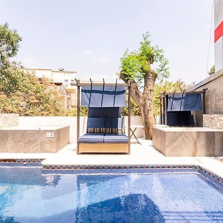Loft Arte Y Diseno Alberca Climatizada, Amenidades Y Lujo, Terraza Privada Con Asador De Carbon, Cuernavaca Somos Los Unicos Que Te Ofrecemos Para Tu Uso Personal Y Exclusivo 2 Jacuzzis Con Agua Caliente Y Sistema De Hidromasaje Tipo Spa Ngoại thất bức ảnh